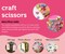3 PACK -Incraftables 6pcs Decorative Pattern Edge Craft Scissors 10pcs Small Paper Hole Punch Shapes 10pcs Colorful Papers. Best for Fun DIY Scrapbooking Crafting Projects for Kids Adults